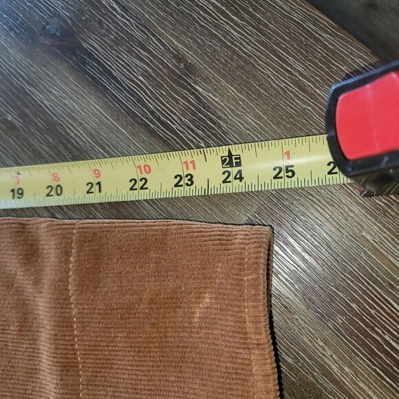 Time and Tru Corduroy Jacket Womens XL Brown Button Up Pockets Stretch - Picture 5 of 5